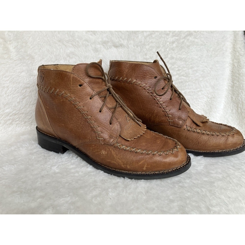 Ariat Kiltie Leather Lace Up Ankle Boots Women's Sz 6